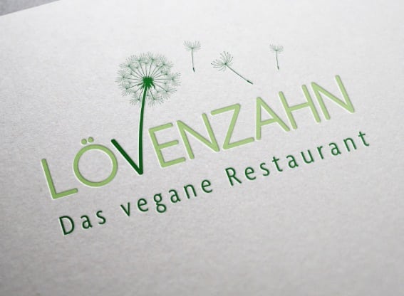 veganes restaurant logodesign