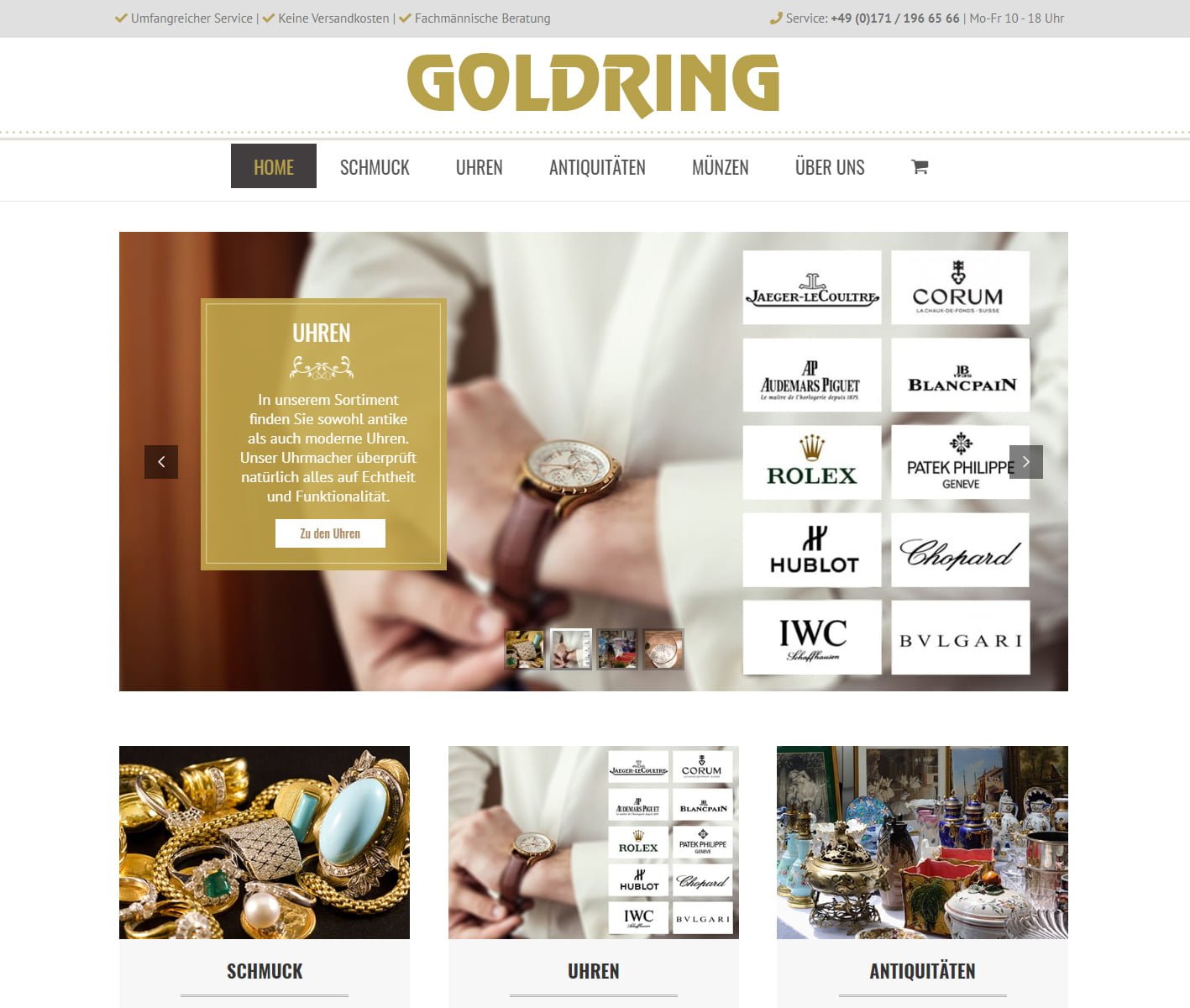 Webdesign Goldring München preview
