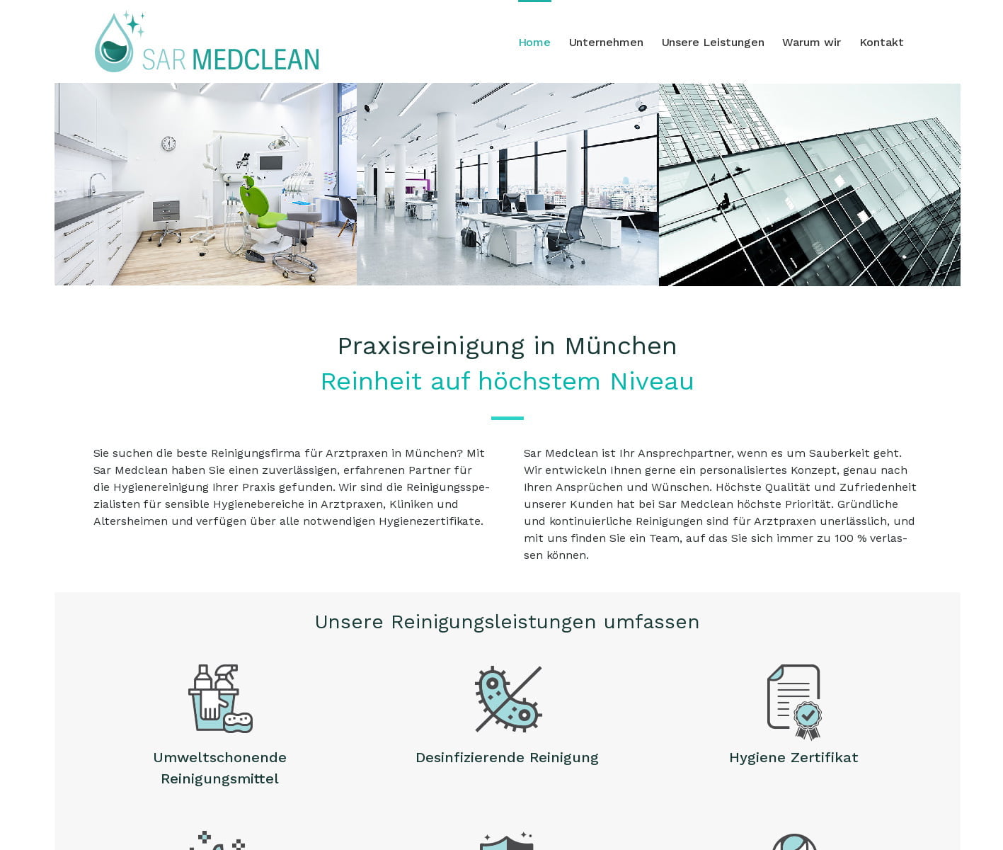 sar medclean websitedesign preview