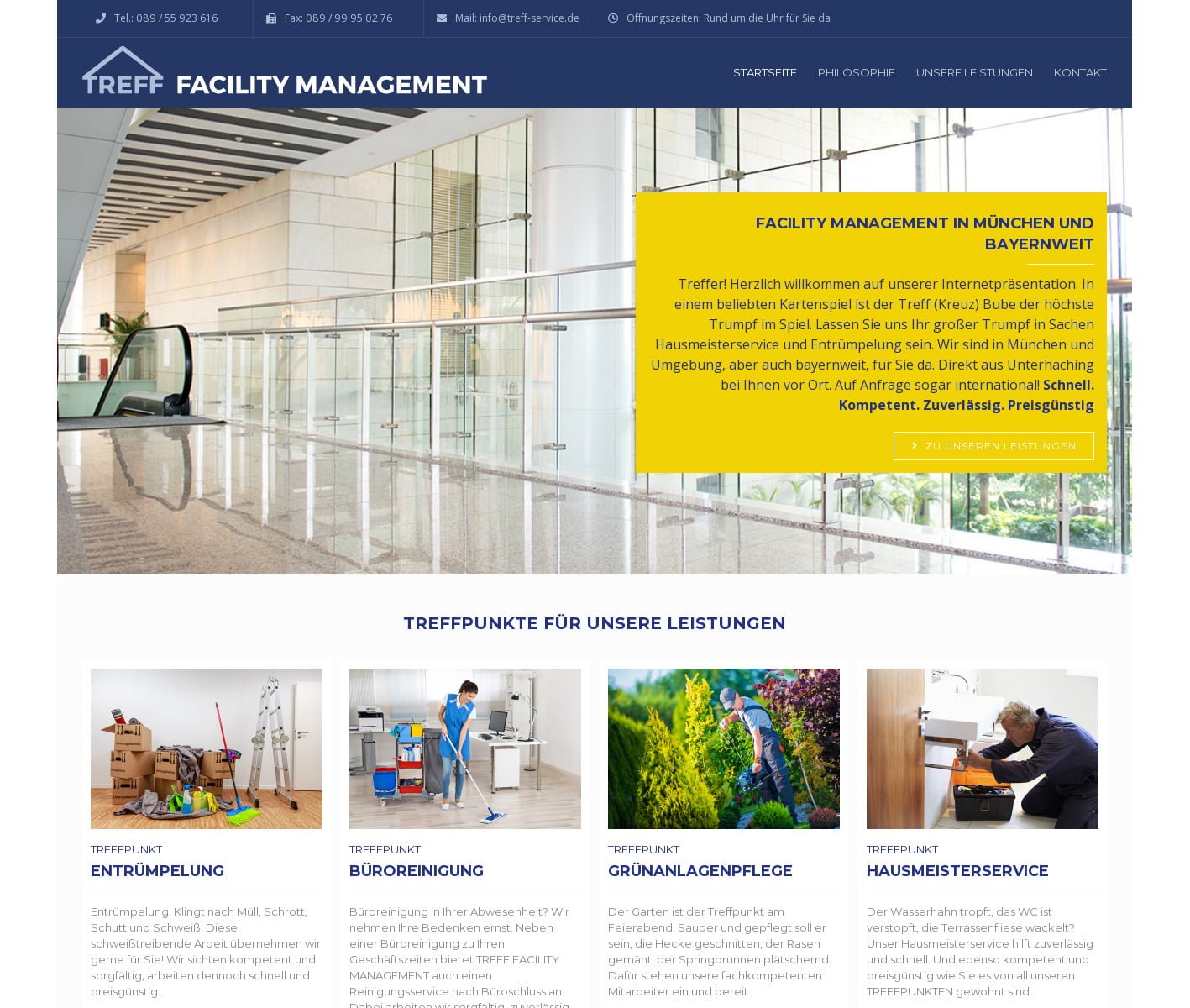webdesign facility management preview