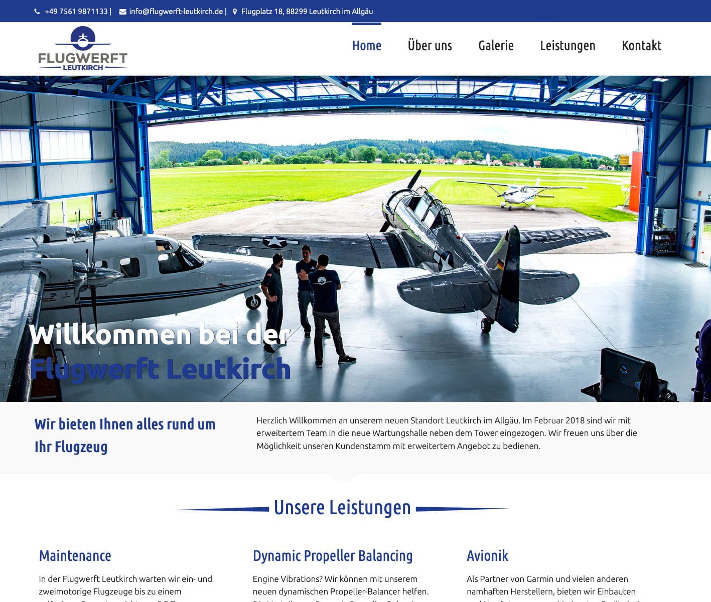 webdesign flugwerft leutkirch preview