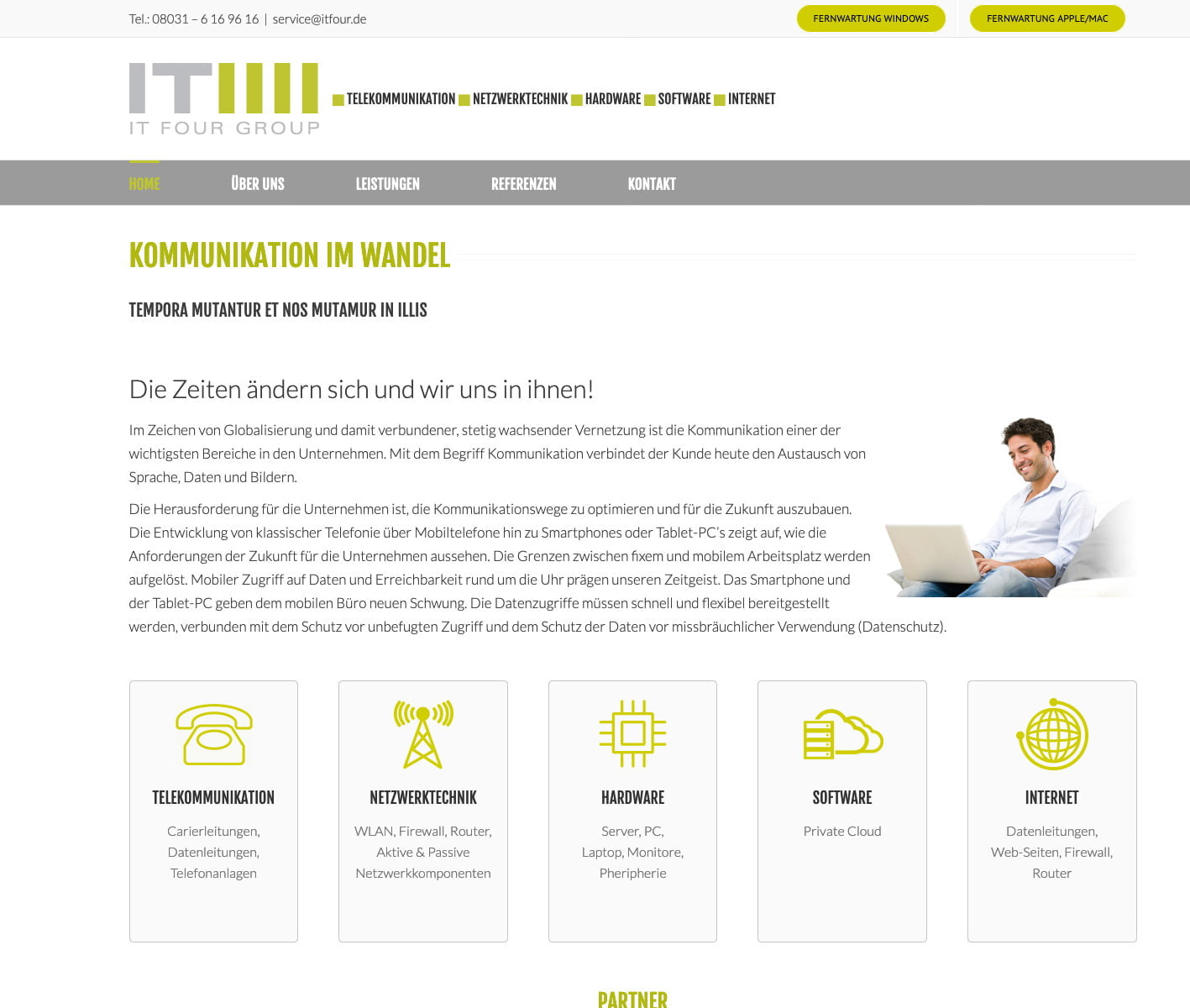 webdesign fuer it laiminger preview