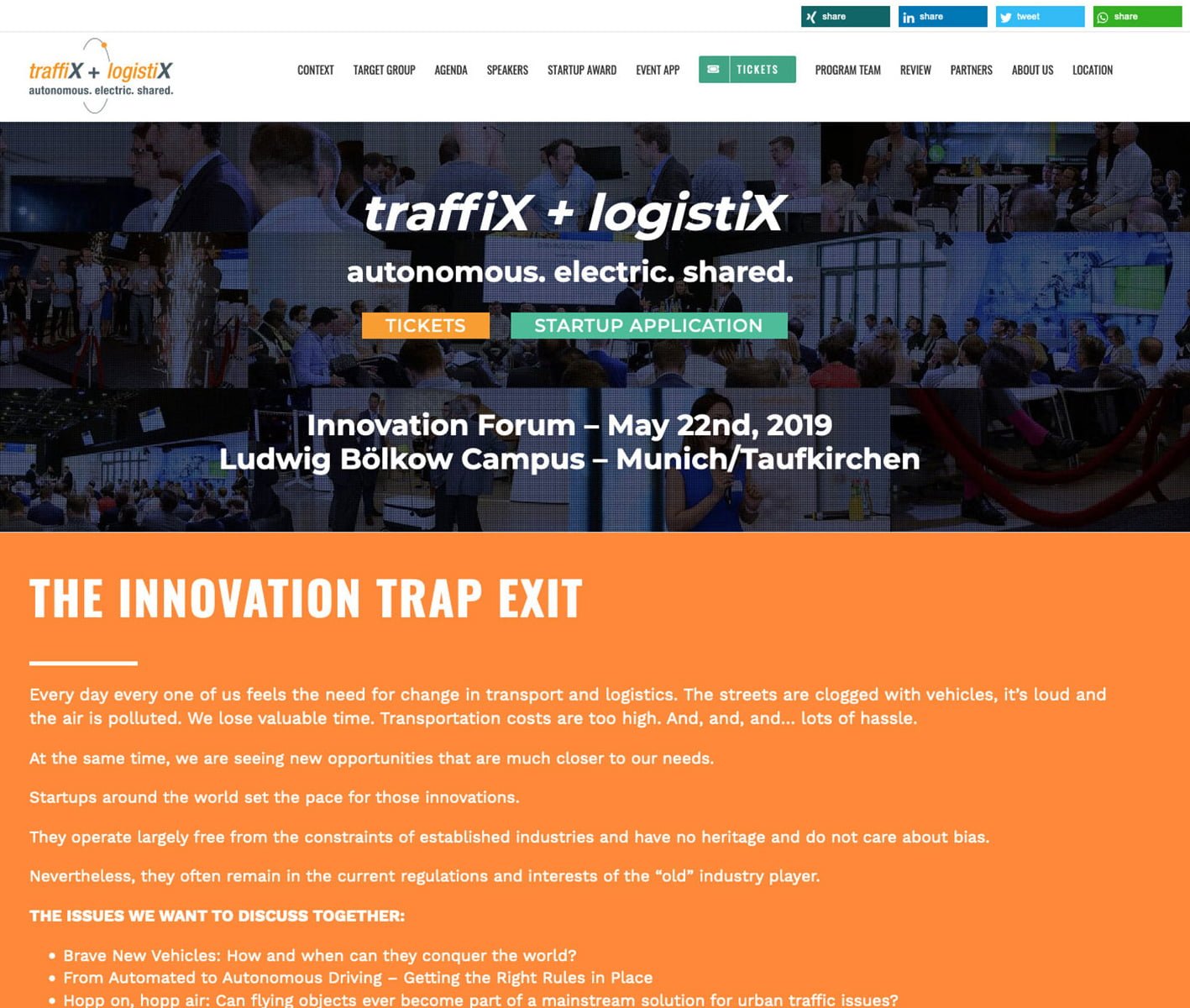 webdesign website traffix and logistics munich preview