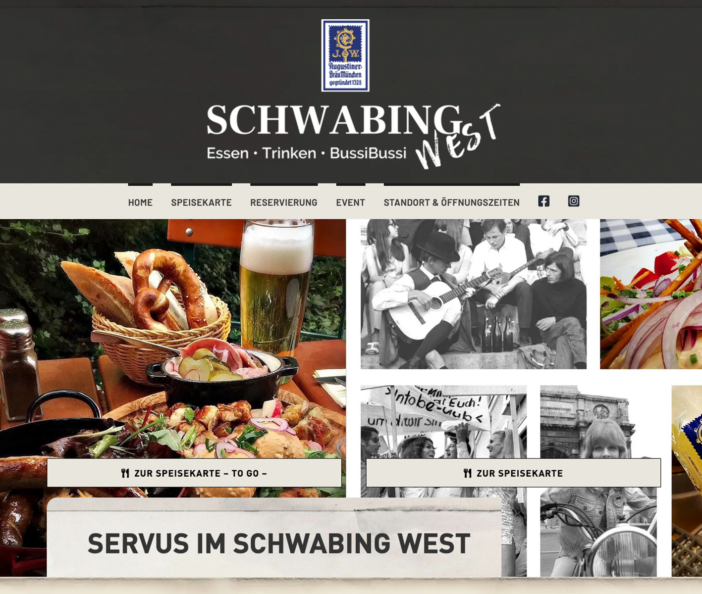 webdesign restaurant schwabing west